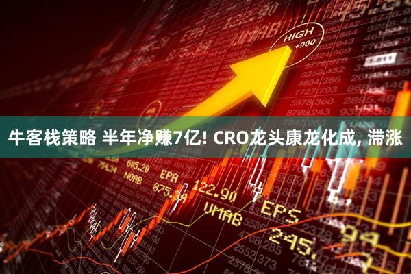 牛客栈策略 半年净赚7亿! CRO龙头康龙化成, 滞涨